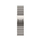 space silver colour metal stainless steel link watch strap for apple watch series 10 42mm and 45mm and ultra 2