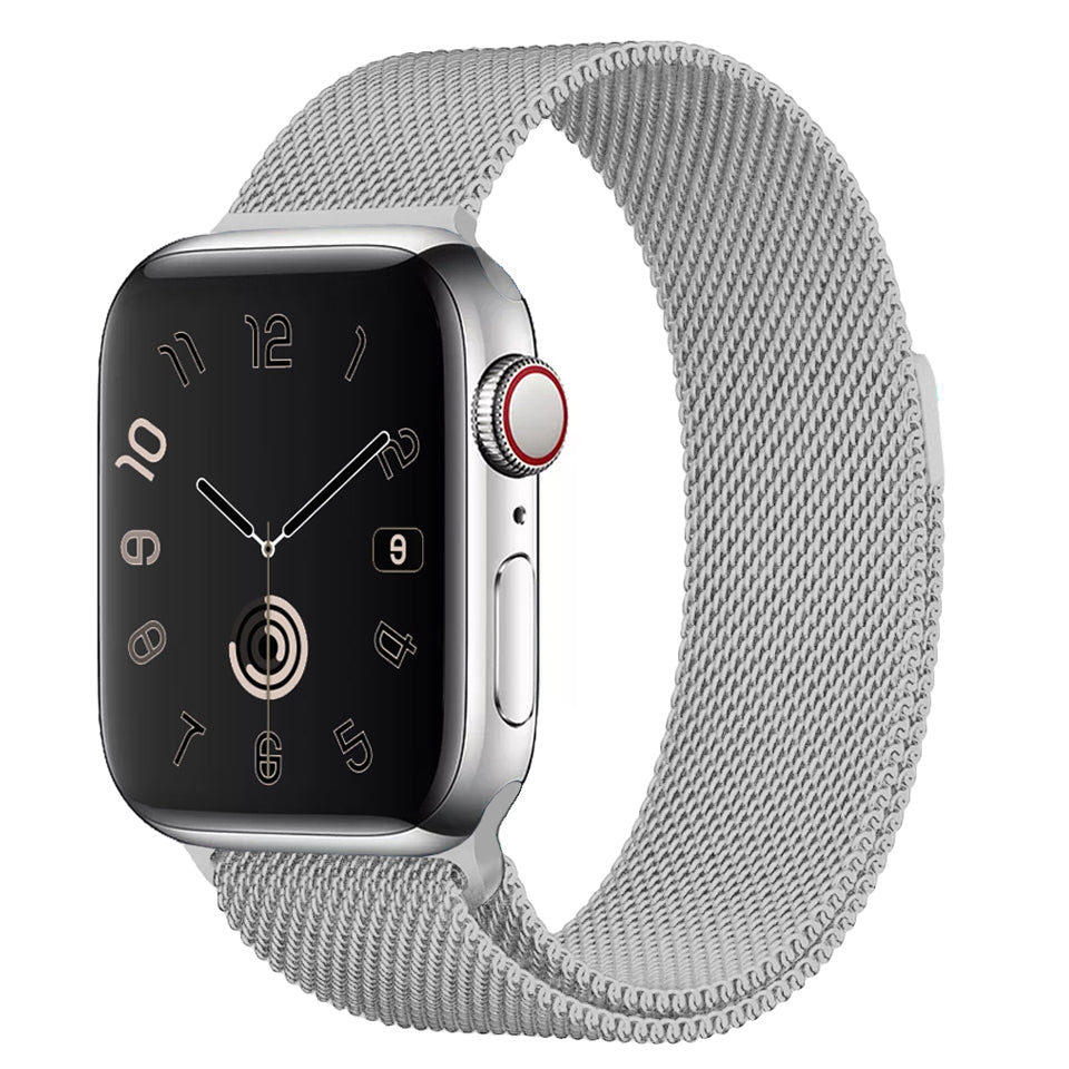 White Smoke Milanese Loop for Apple Watch