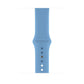 An azure blue colour apple watch sport band made from premium silicon