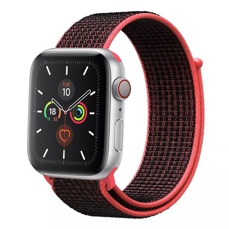 Pink Black Sport Loop for Apple Watch