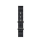 A midnight blue silicon watch strap on an apple watch ultra designed for the ocean