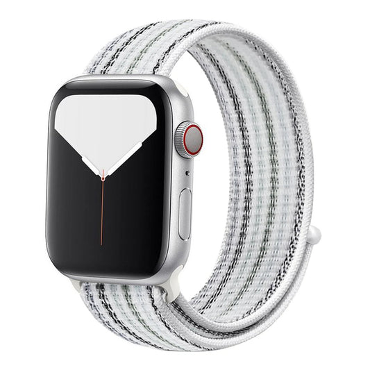 White Black Sport Loop for Apple Watch