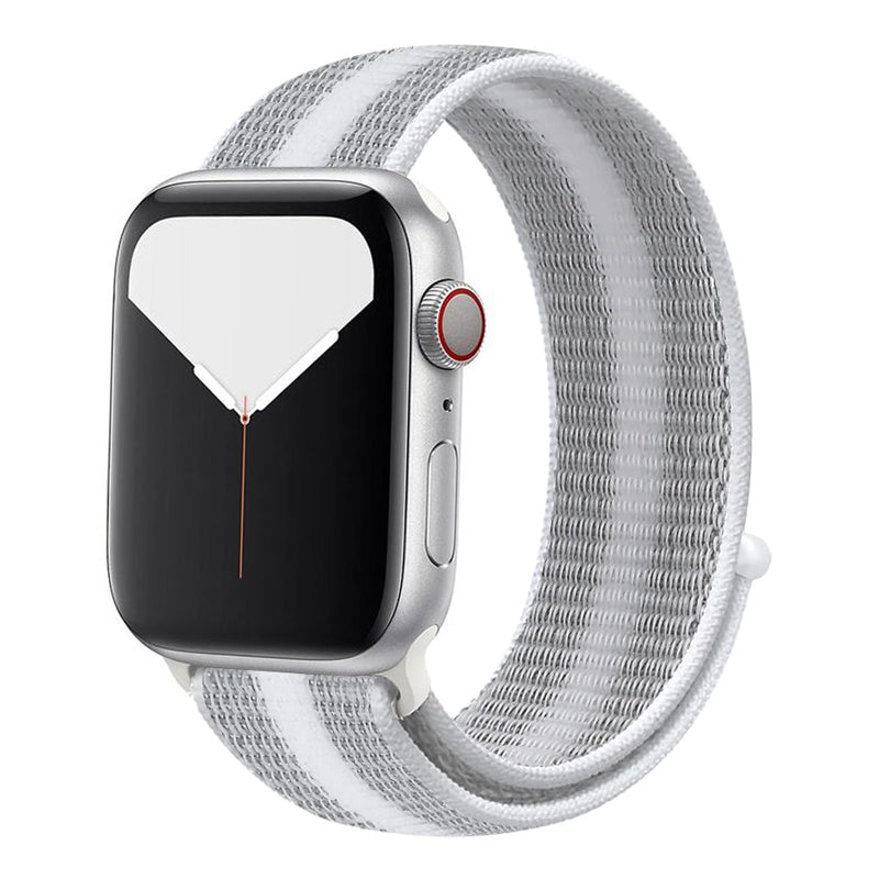 White Stripe Sport Loop for Apple Watch