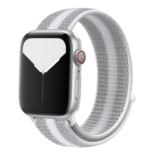 White Stripe Sport Loop for Apple Watch