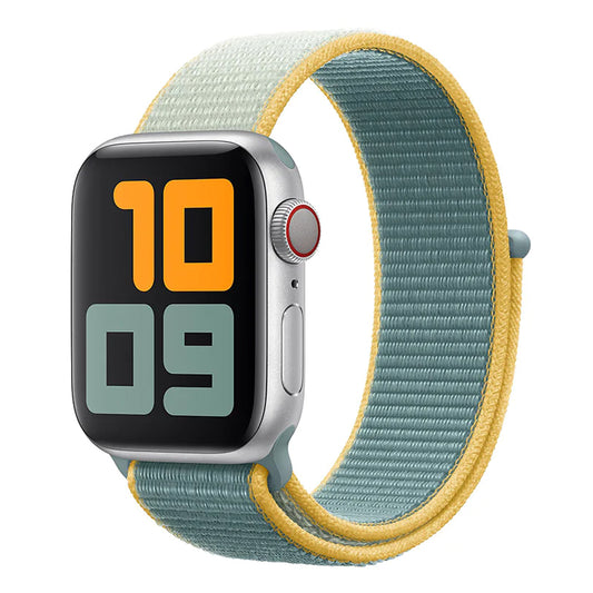 Teal Yellow Sport Loop for Apple Watch