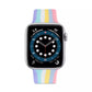 Pastel Rainbow Painted Stripes Sport Band for Apple Watch