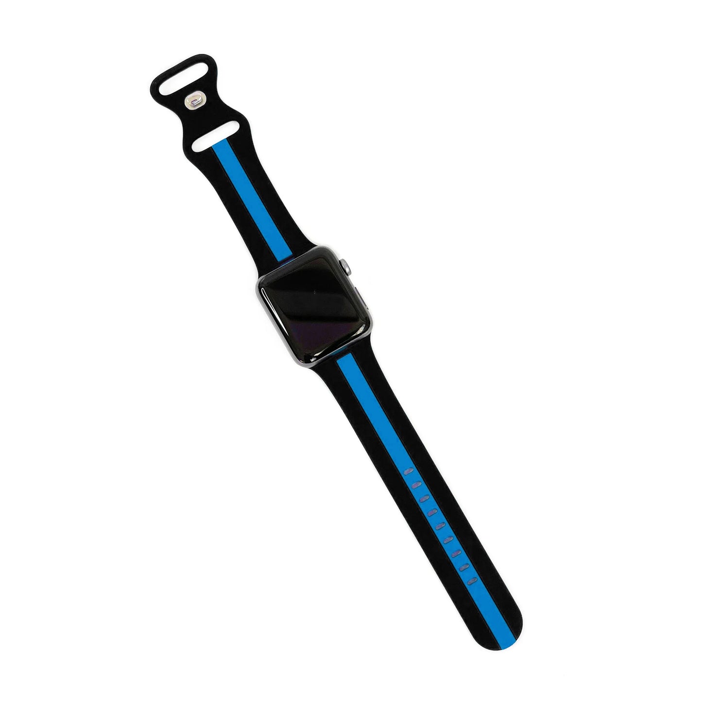Black Blue Dual Colour Sport Band for Apple Watch