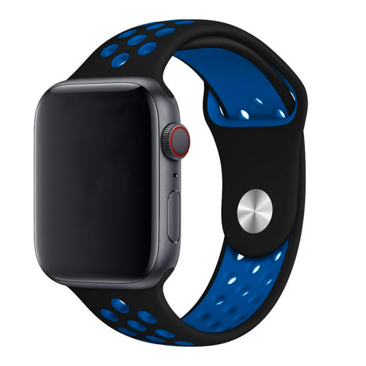 Black Blue Sport Band Active for Apple Watch