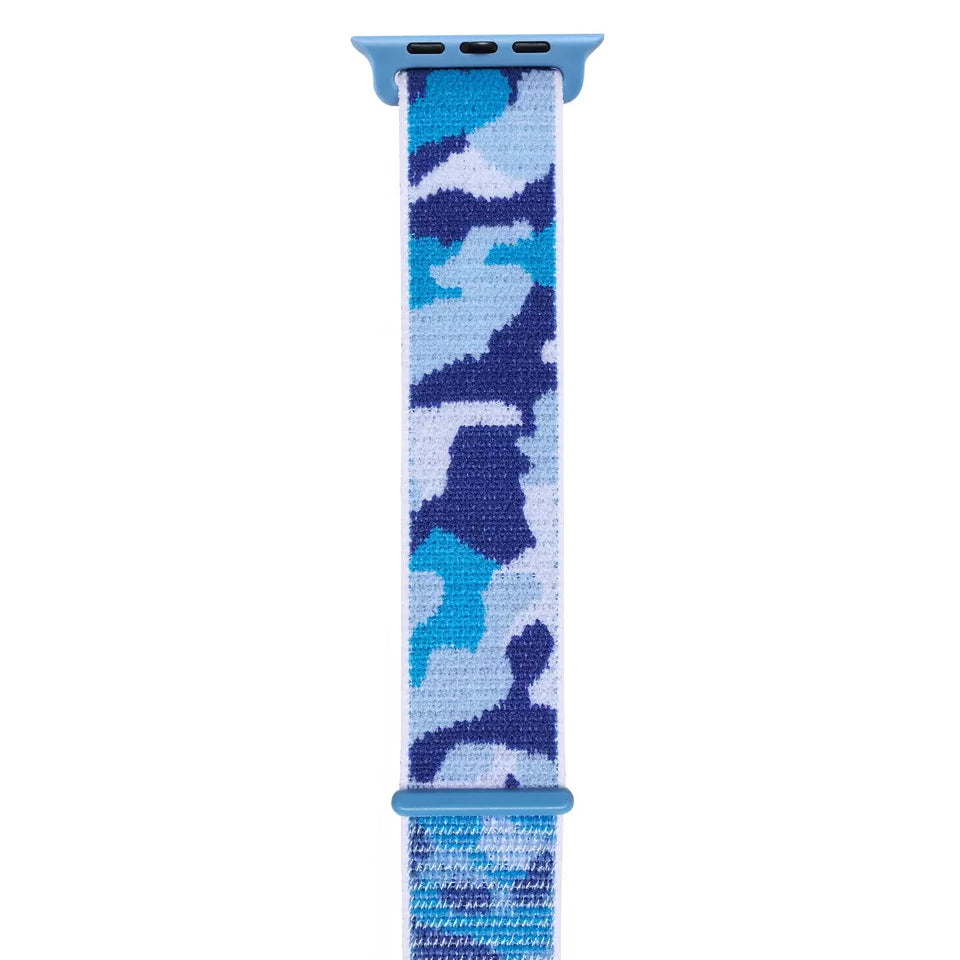 Blue camo discount apple watch band