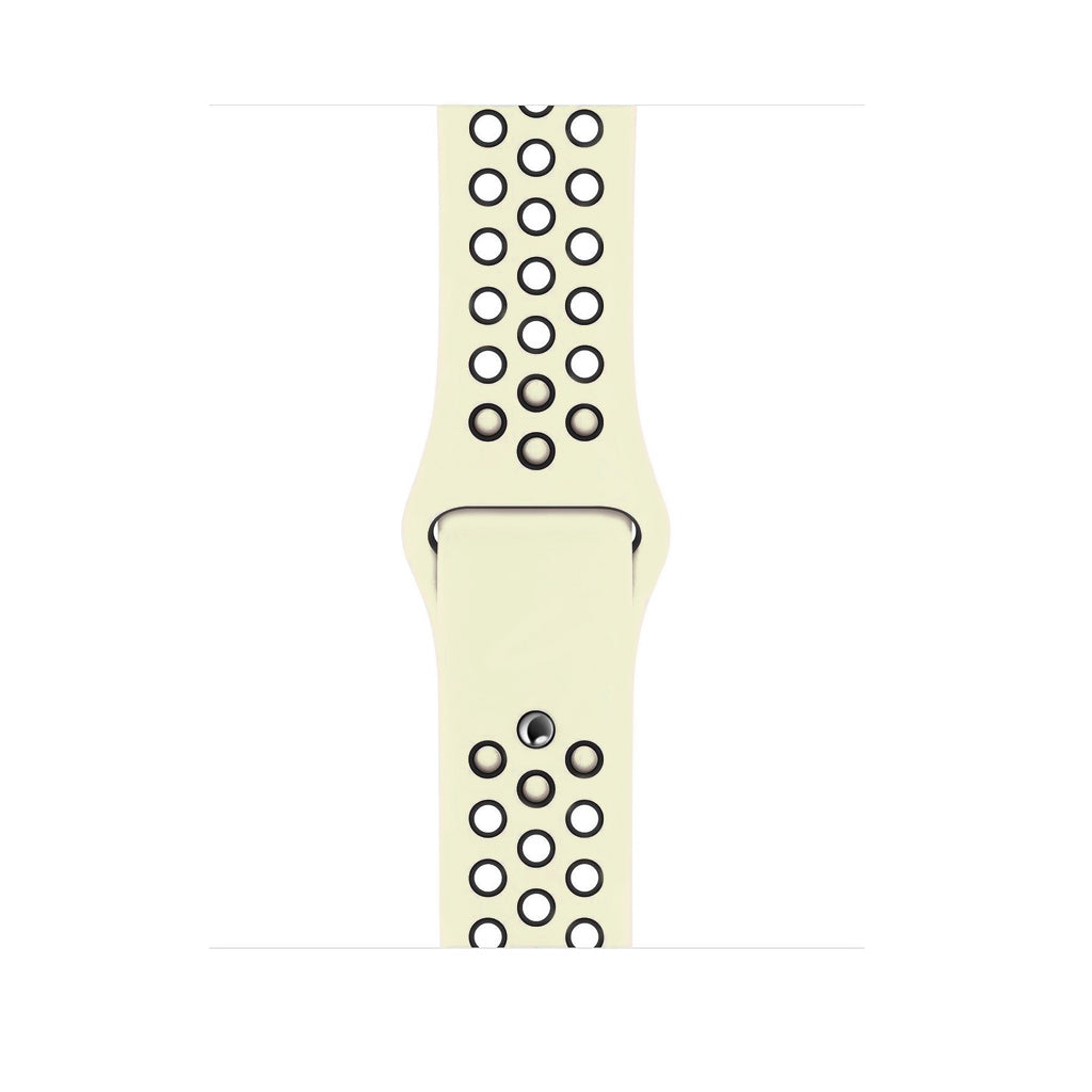 Milky Yellow Black Sport Band Active for Apple Watch