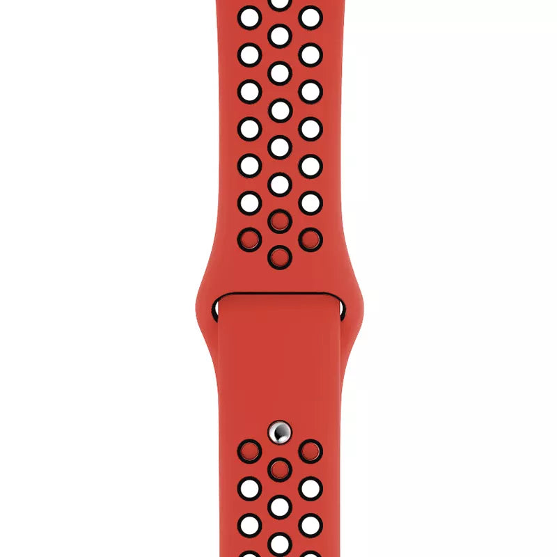 Red Black Sport Band Active for Apple Watch